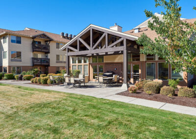 Marion County, Oregon Senior Living - Sloper-Back-Patio